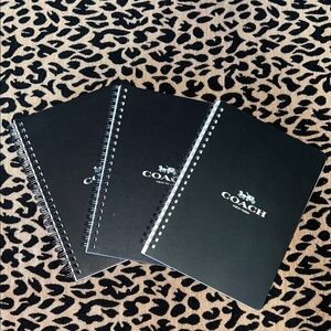 NEW Coach 6 X 8 Spiral Notebook Refills